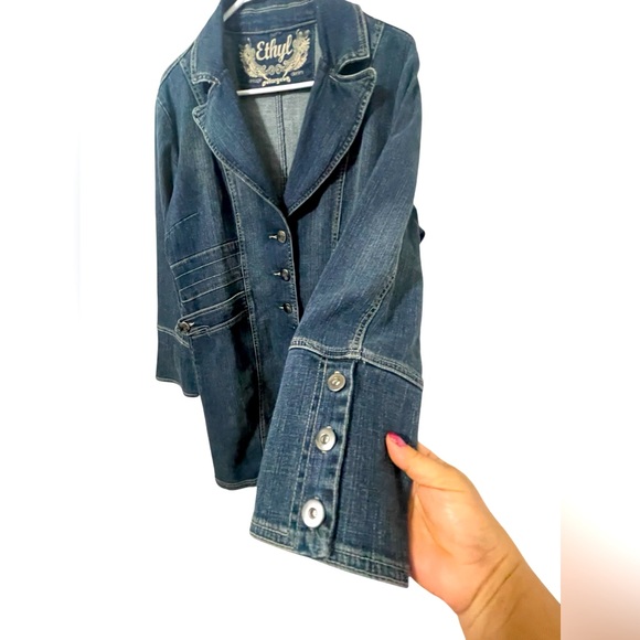 💚💚ETHYL DENIM JACKET - Picture 5 of 9